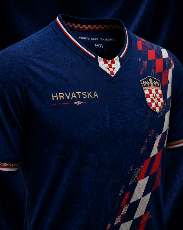 Croatia Vatreni Heritage Jersey